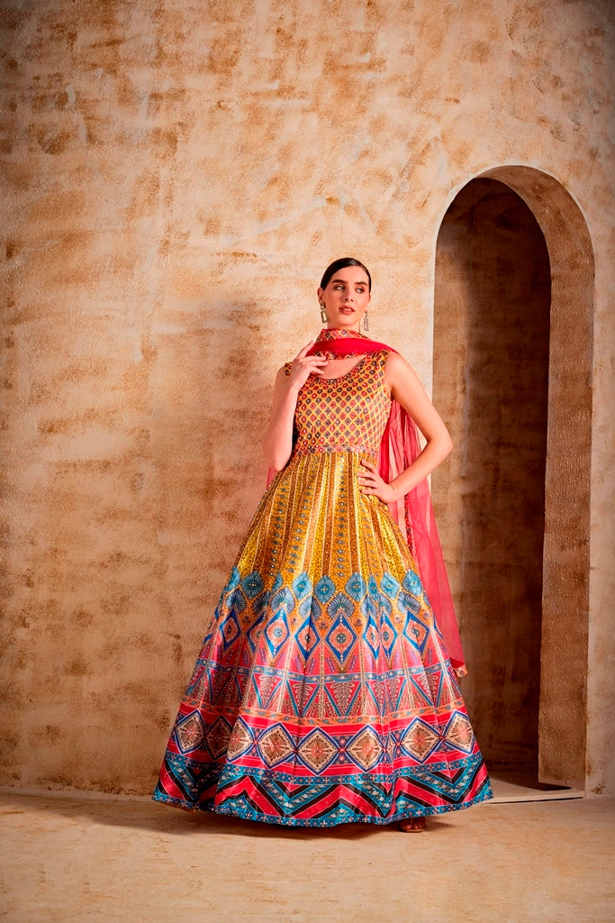 Indian Ethnic Wear Neerus Gowns With Price Bridal Lehenga Neerus
