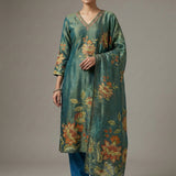 Rama Tissue Floral Printed Three Piece Set