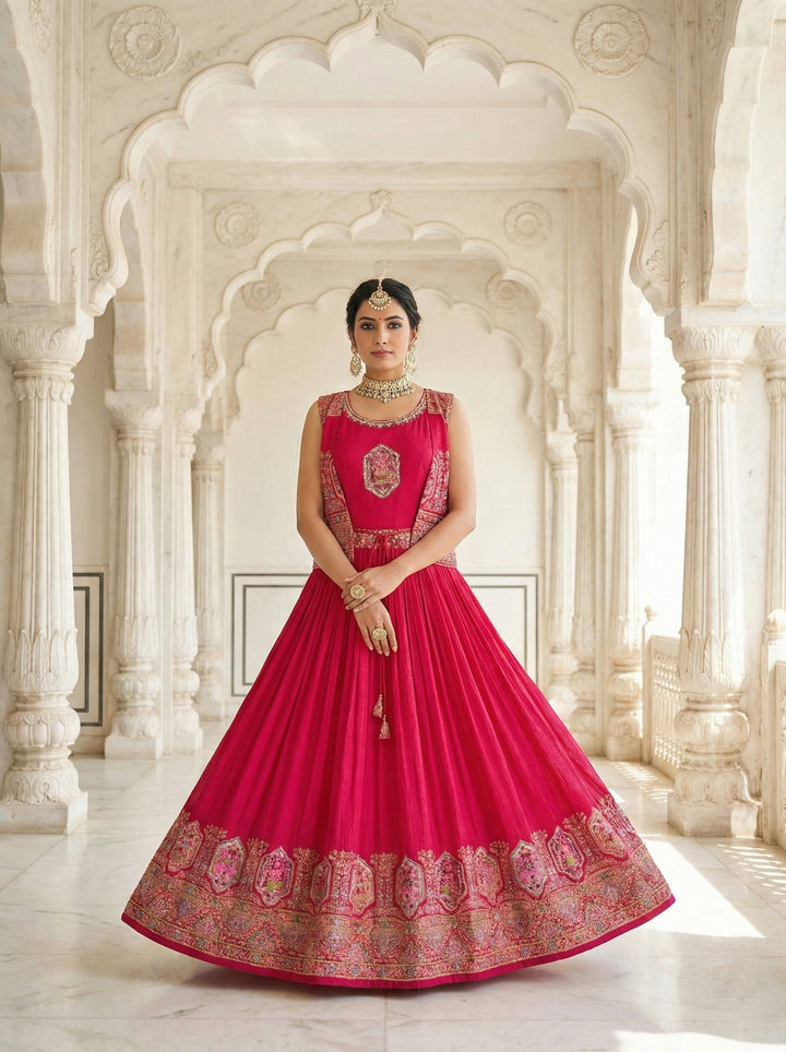 Rani Georgette Digital Print Long Dress