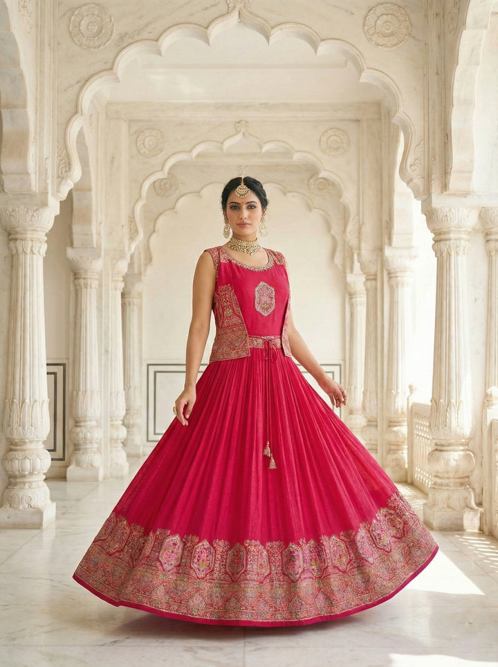 Rani Georgette Digital Print Long Dress