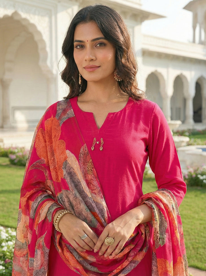 Rani Muslin Three Piece Set