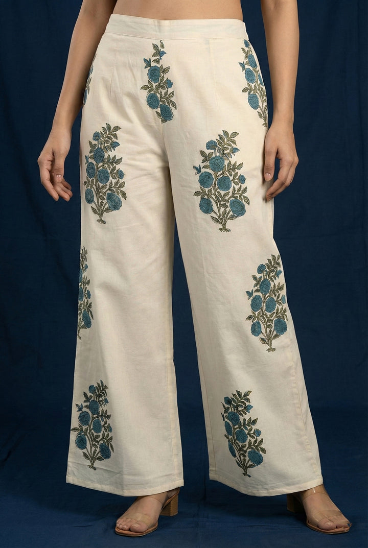 Rama Cotton Floral Digital Print Two Piece Set