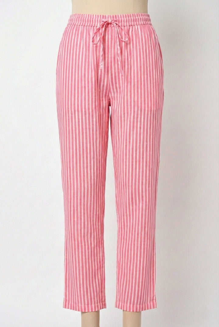 Rose Pink Cotton Floral Digital Printed Suit Set