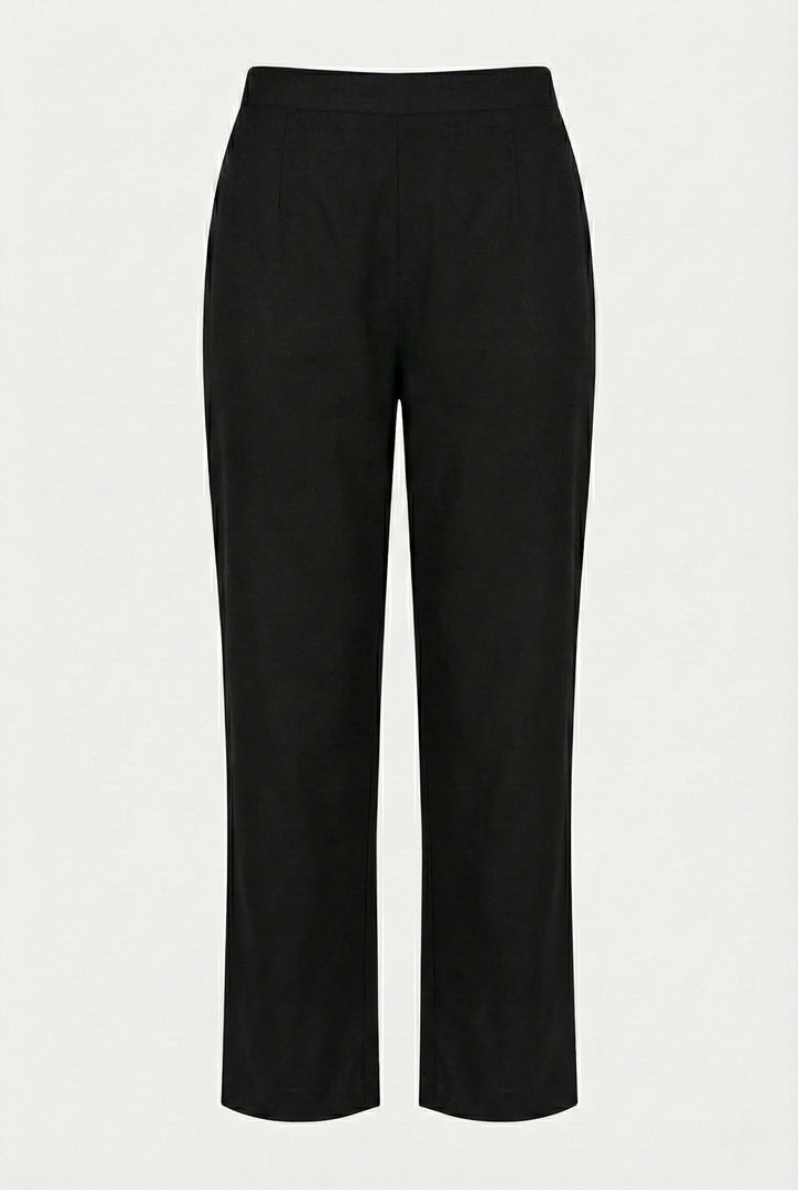 Black Silk Hand Embroidery Three Piece Set