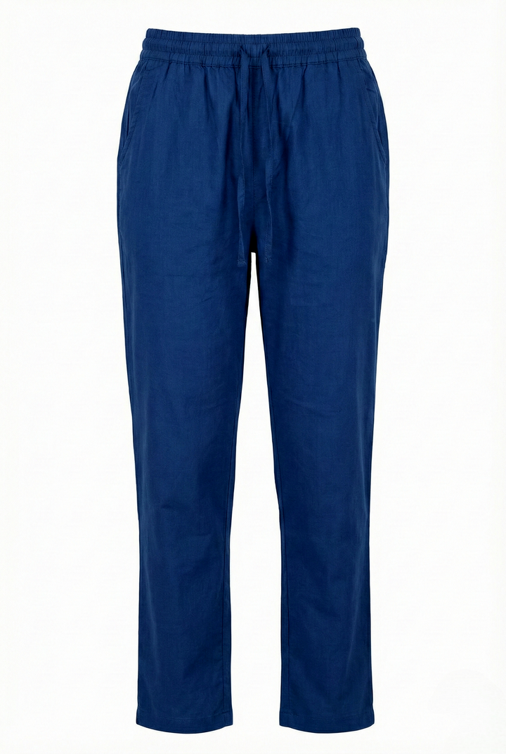 Navy Blue Cotton Floral Digital Printed Three Piece Set