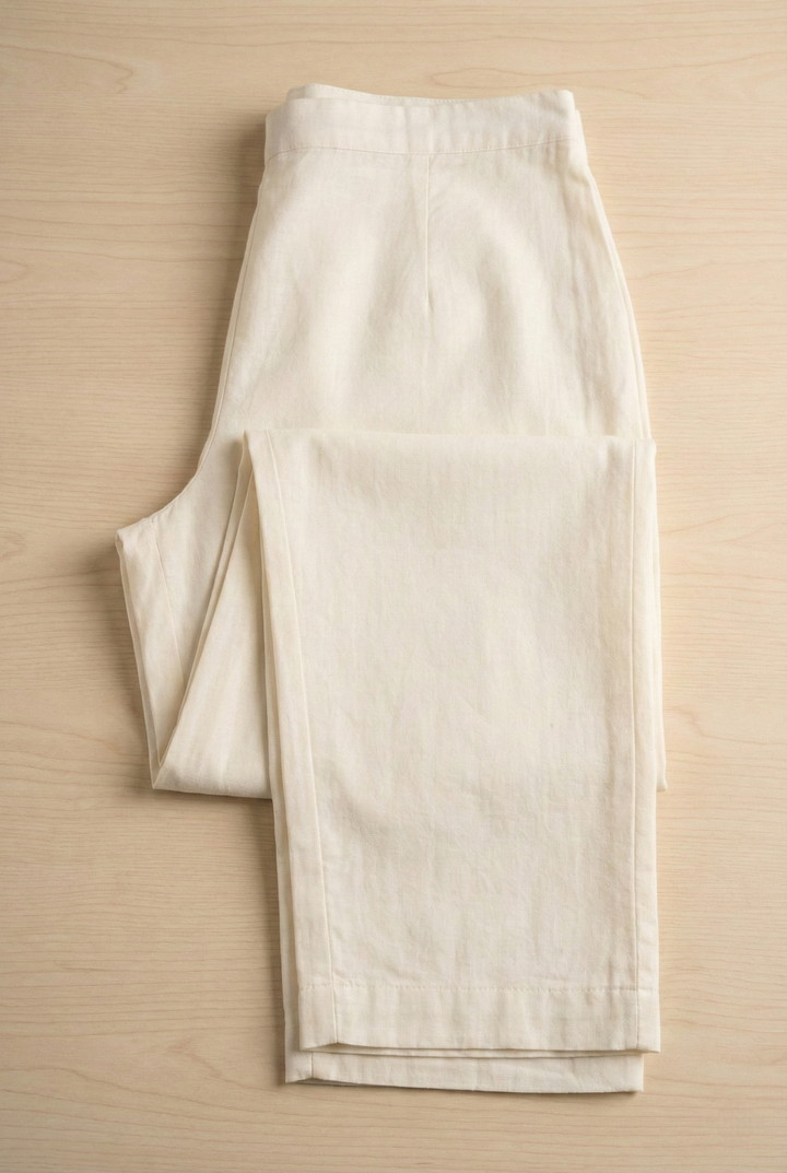 Cream Chanderi Three Piece Set