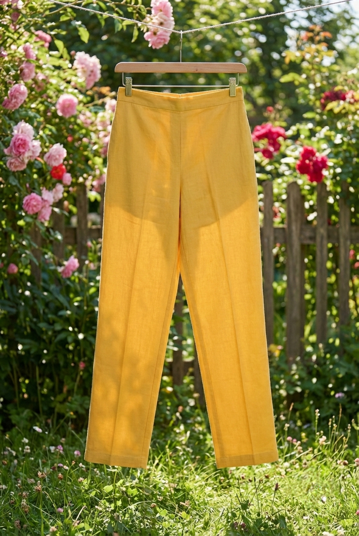 Neerus Gold cotton printed suit set - detail view 3