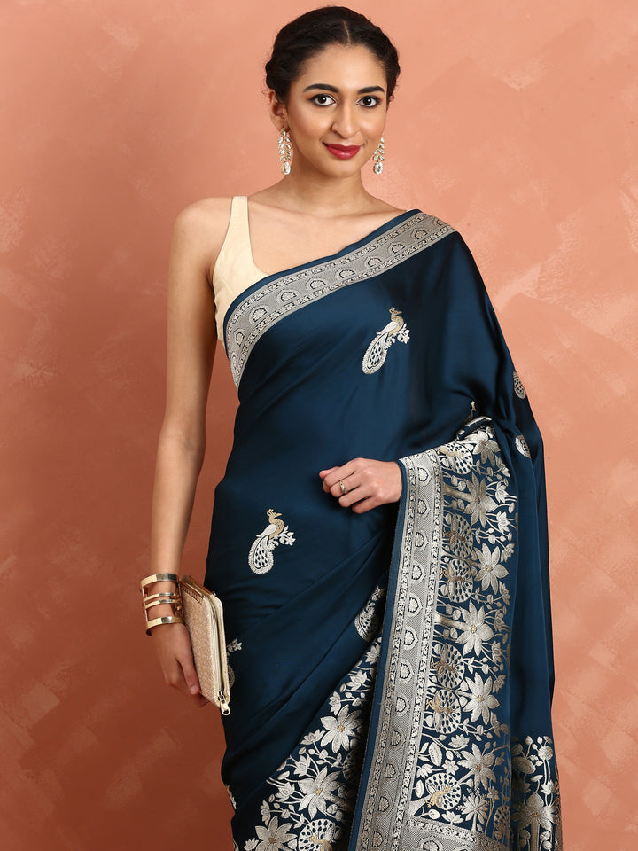 Peacock Banaras Silk Saree
