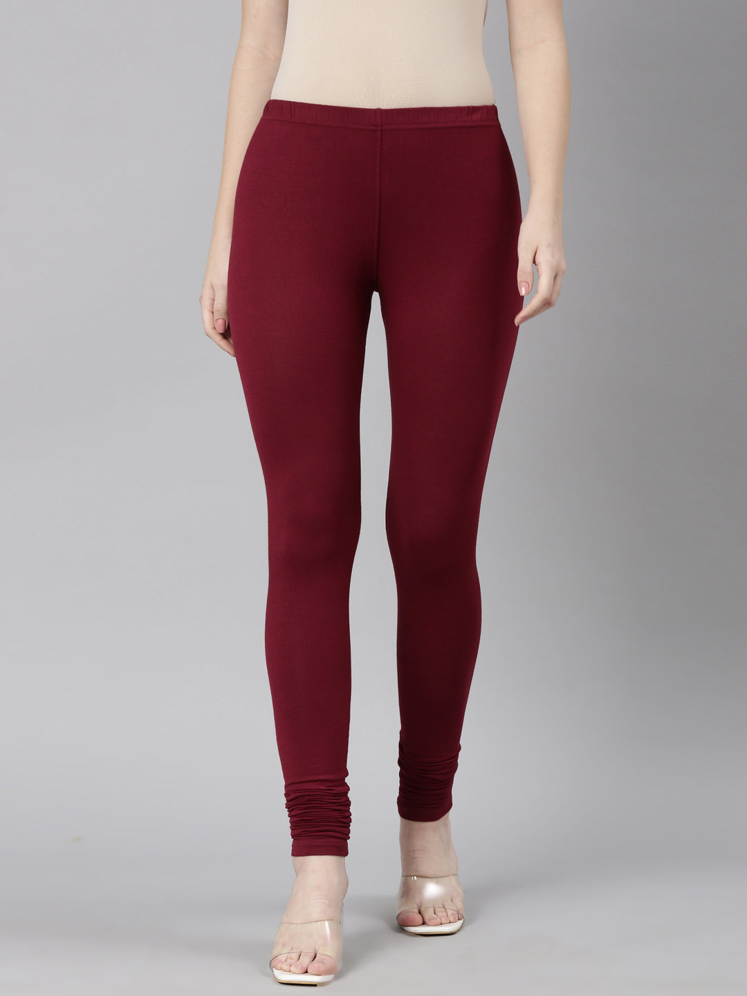 Neerus Maroon Color Legging