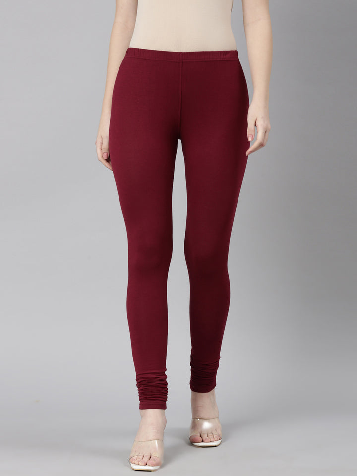 Neerus Maroon Color Legging