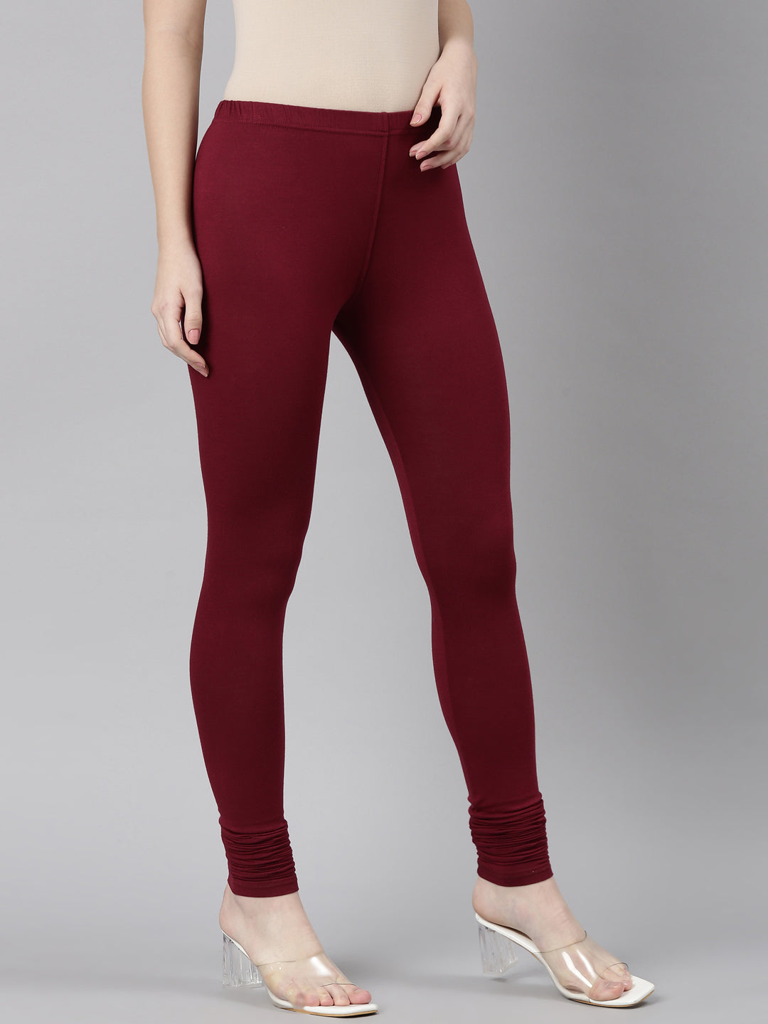 Neerus Maroon Color Legging