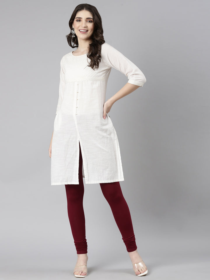 Neerus Maroon Color Legging