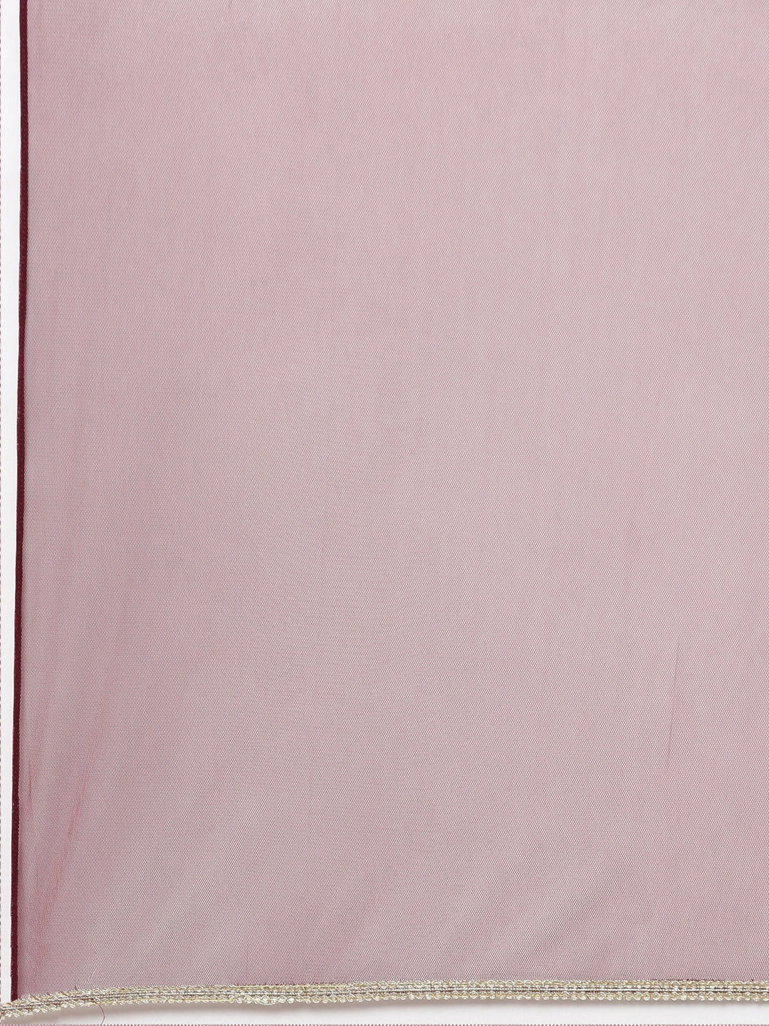 Neerus Maroon embroidered straight kurta set with palazzo and dupatta - detail view 4