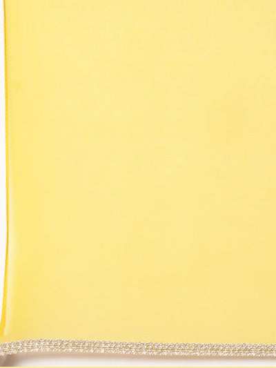 Neeru's Mustard Regular Straight Solid Readymade suits