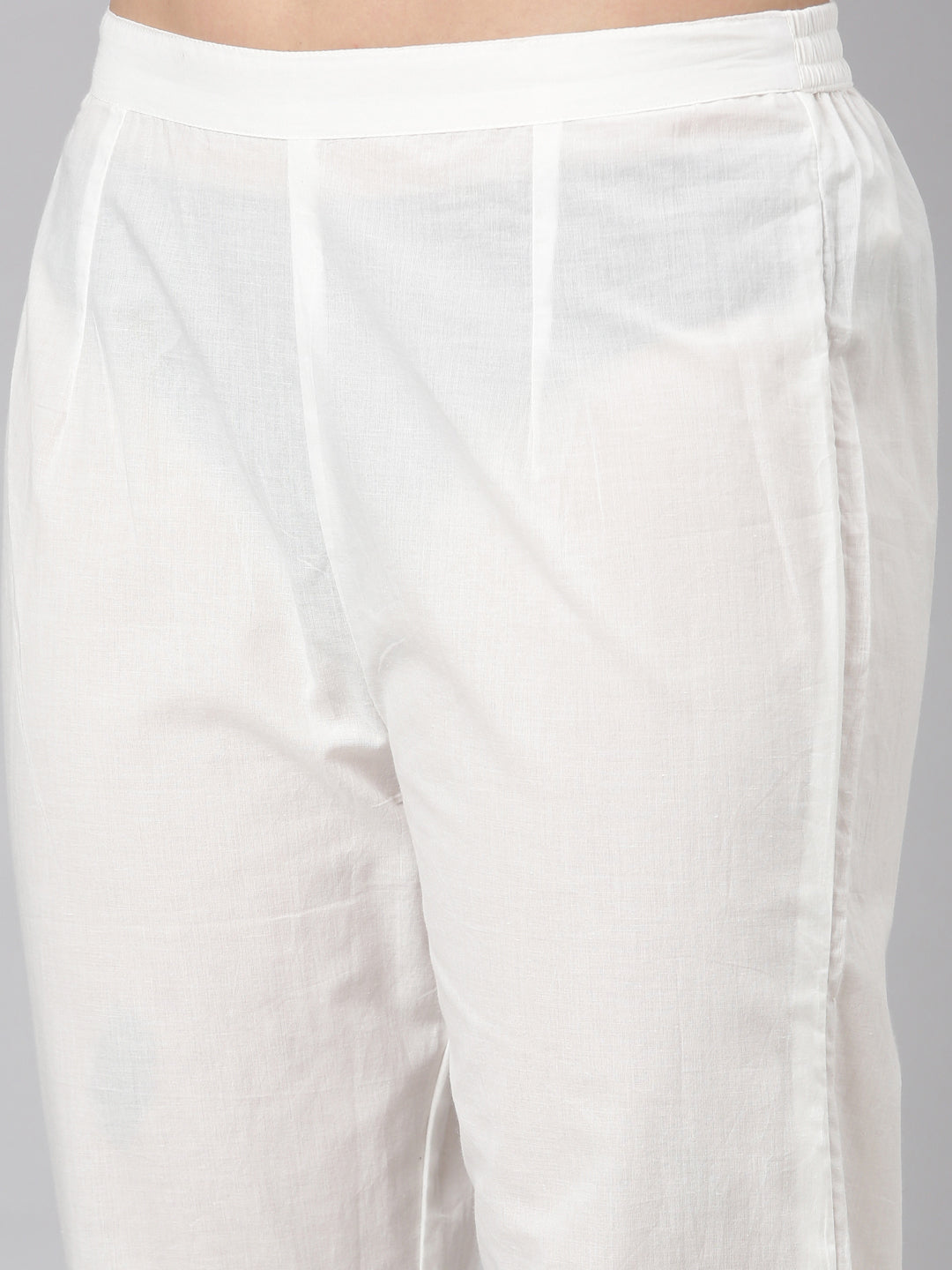 Neerus Pink cotton printed suit set - detail view 3