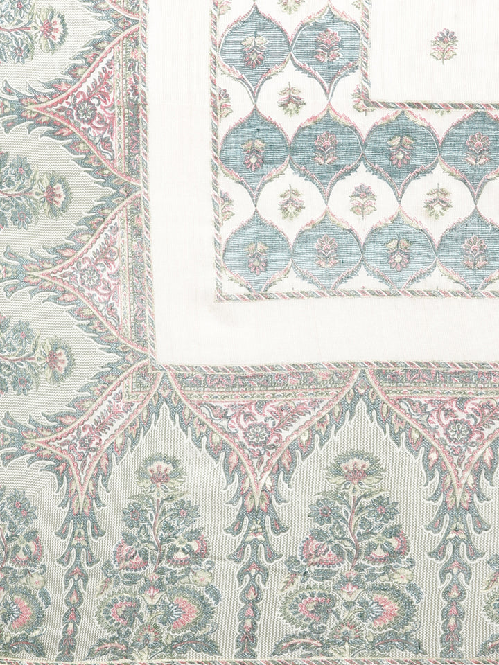 Neerus Cream Regular Straight Embroidered Readymade suits