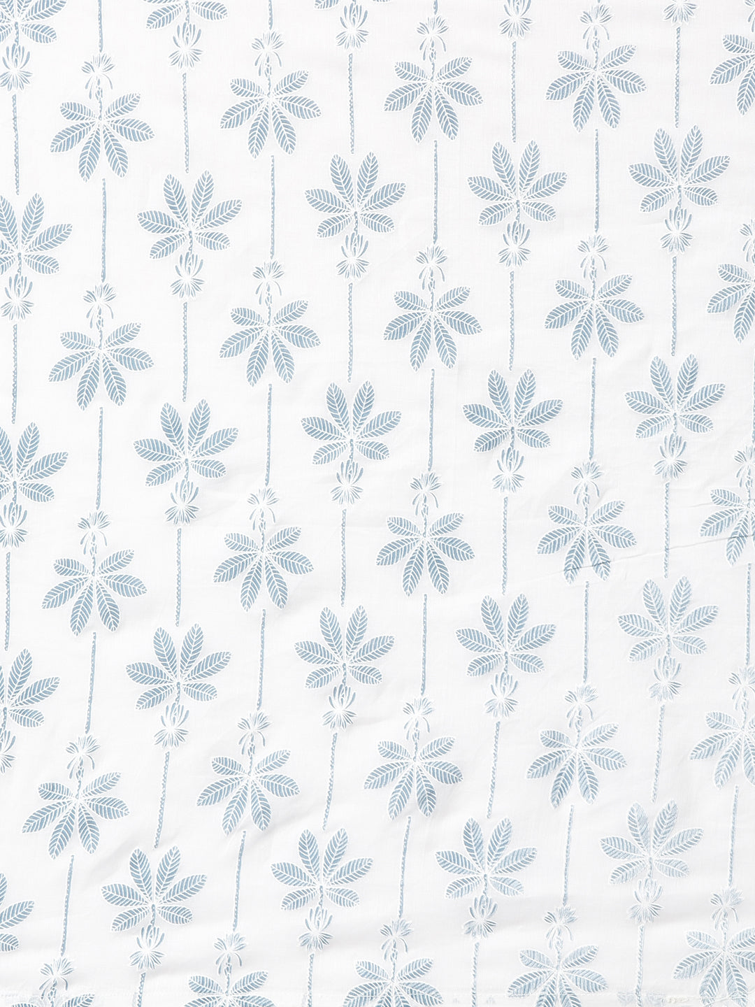 Neerus Blue printed straight suit set - detail view 5