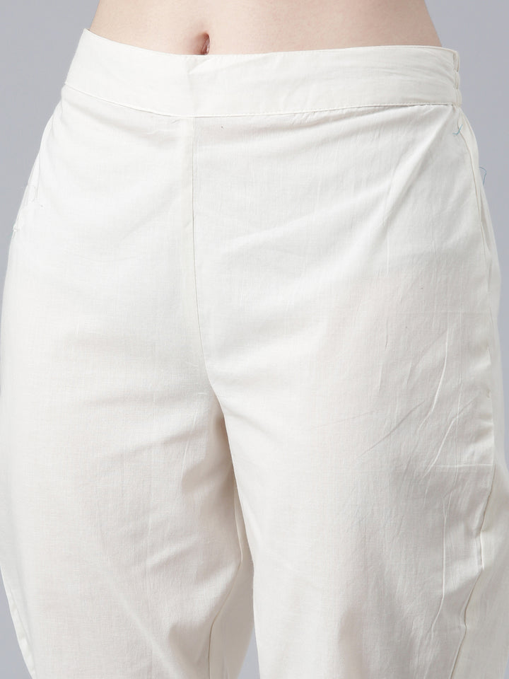 Neerus Green Pleated Flared Printed Readymade suits