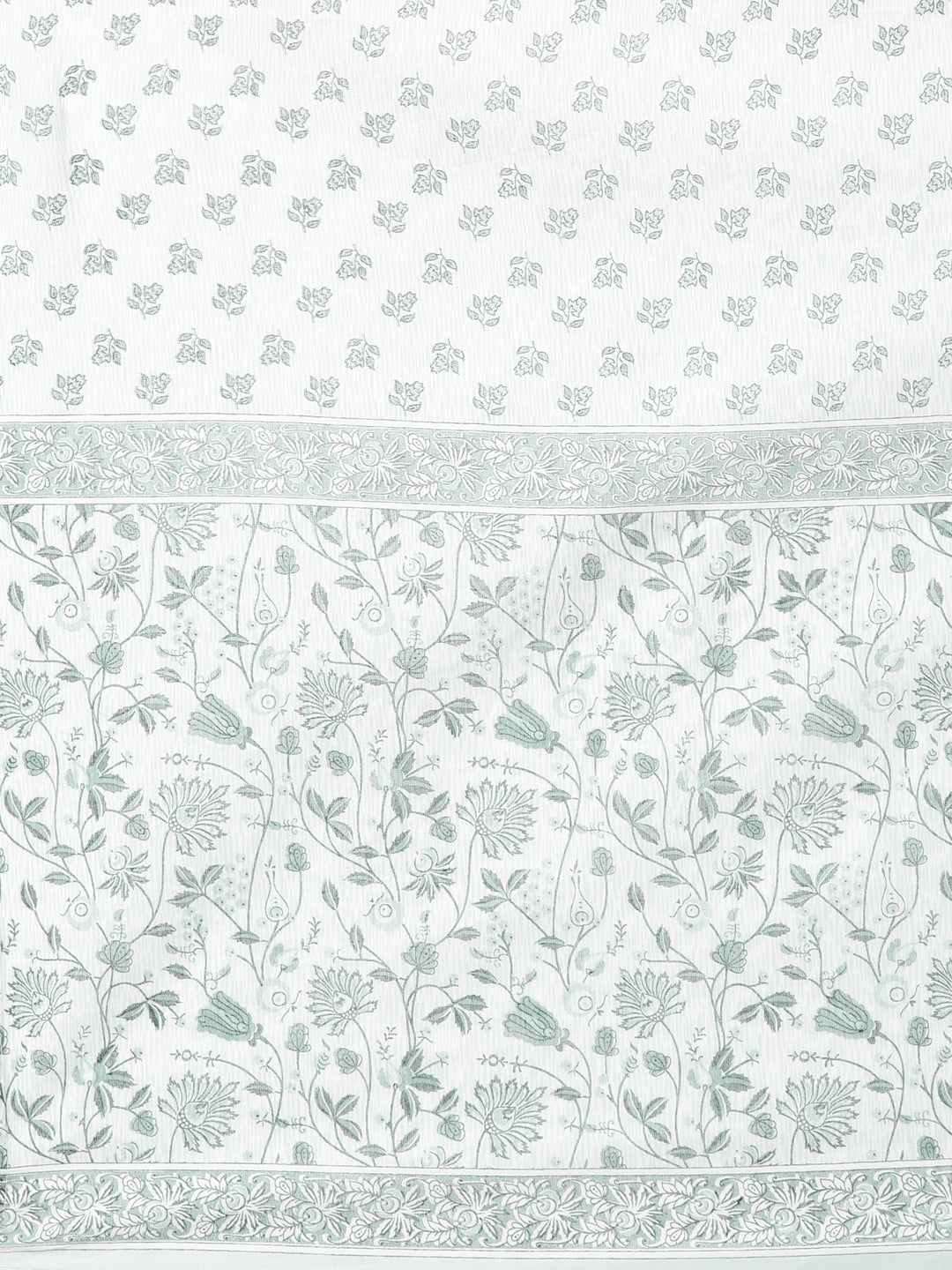 Neerus Green printed straight kurta suit set - detail view 4