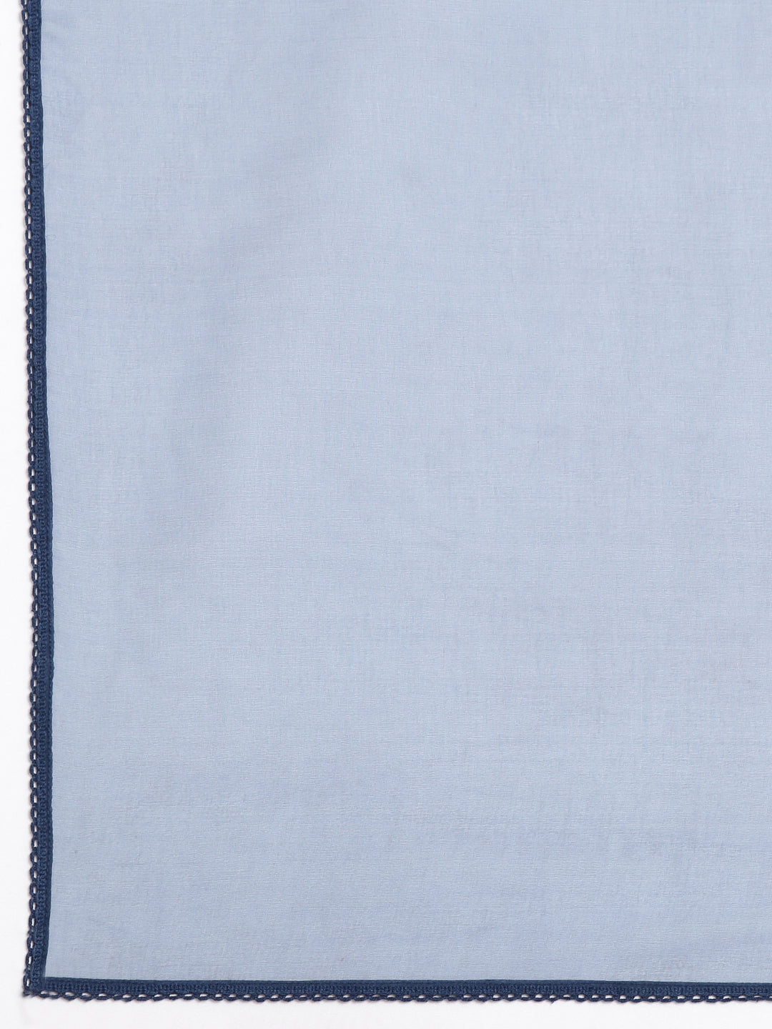 Neerus Blue printed straight suit set - detail view 4