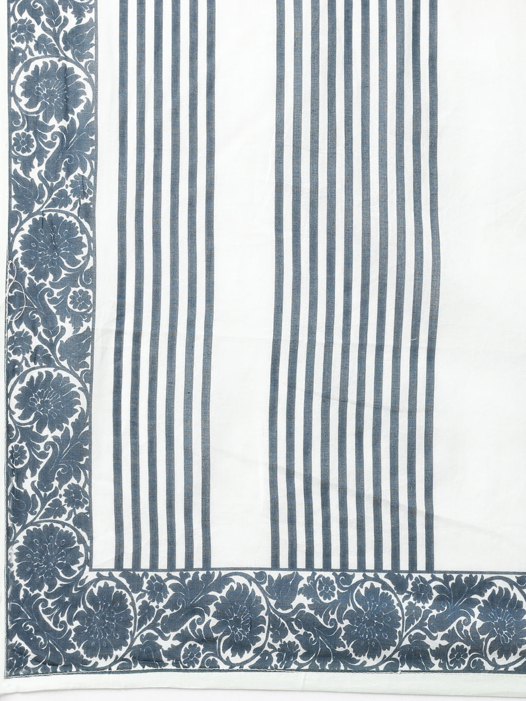 Neerus Blue cotton printed suit set - detail view 5