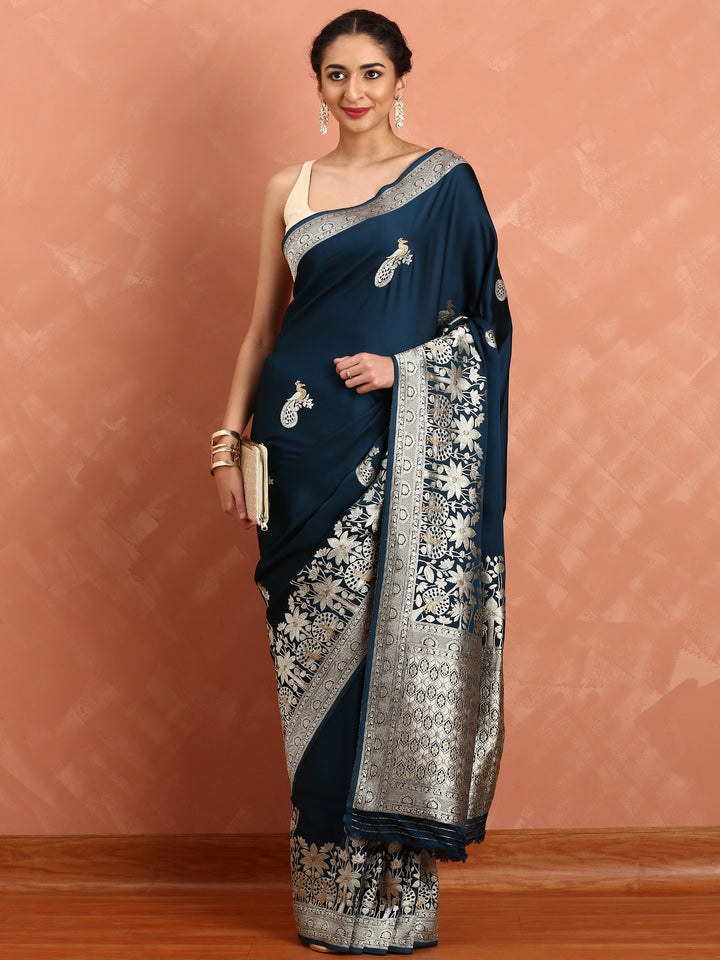Peacock Banaras Silk Saree