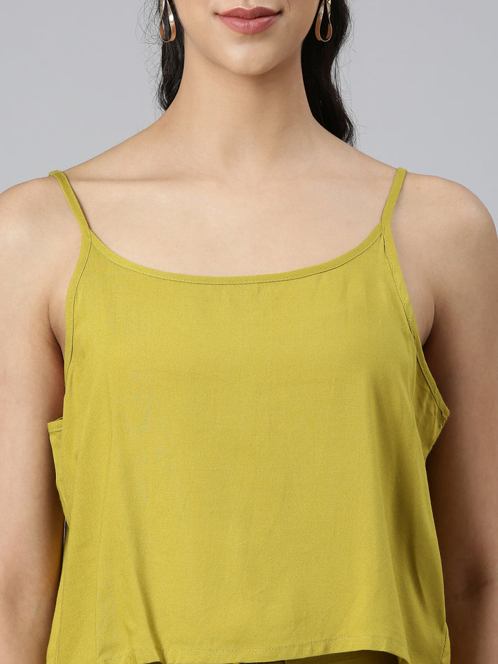 Neerus Green Casual Printed Straight Kurta and Palazzos