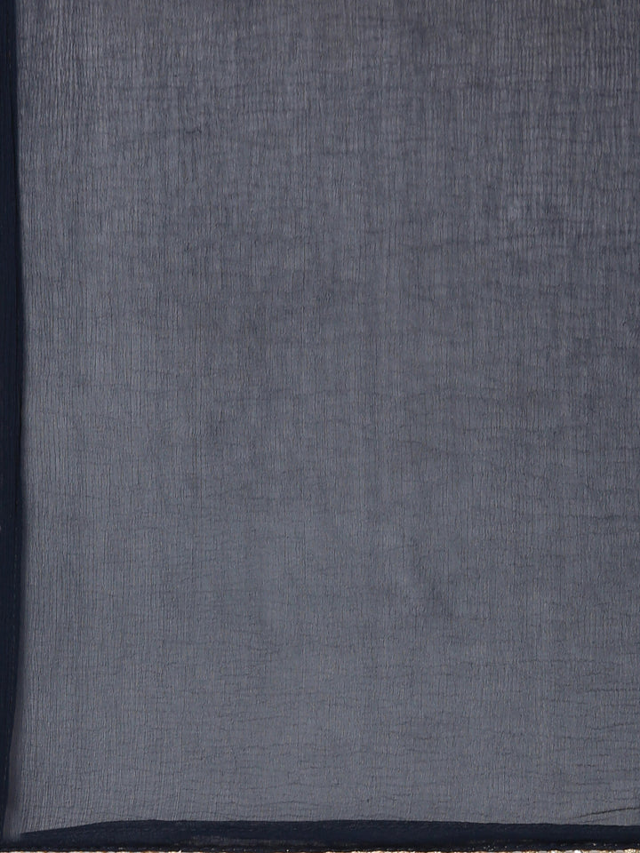 Neerus Blue printed chevron suit set - detail view 4