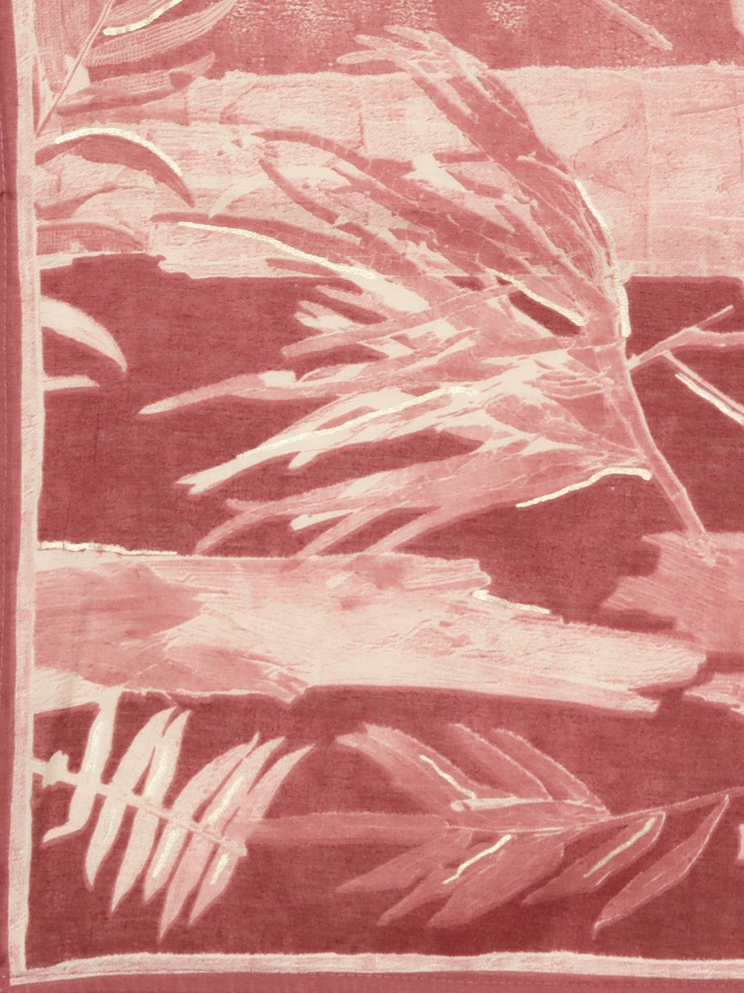 Neerus Pink printed floral straight suit set - detail view 4