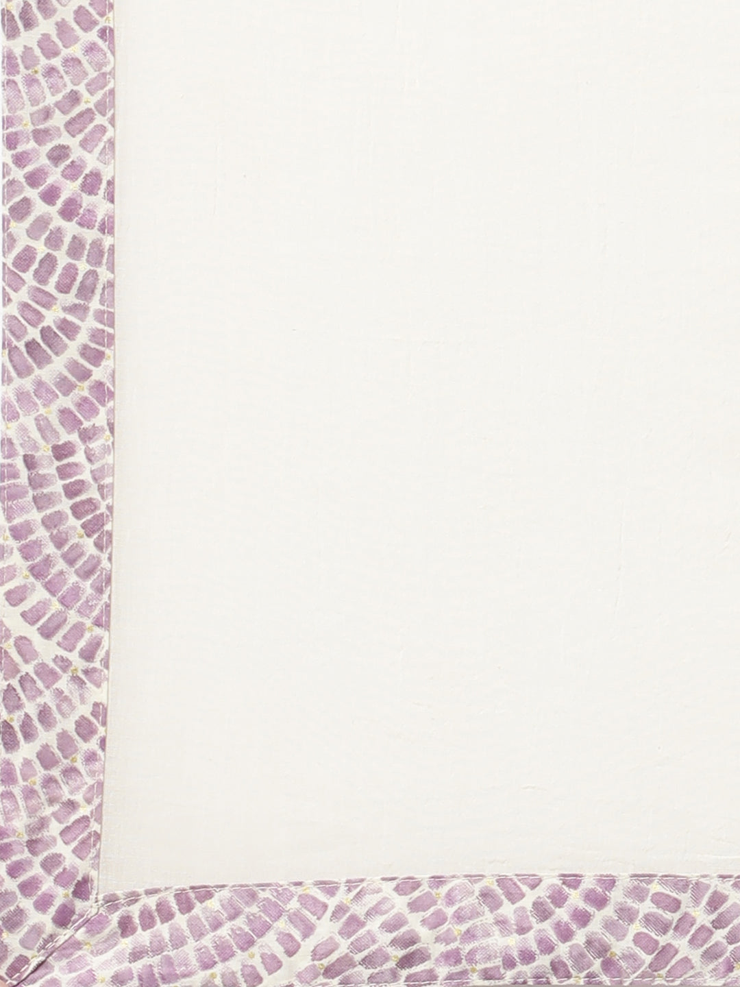 Neerus Purple printed straight suit set with dupatta - detail view 5