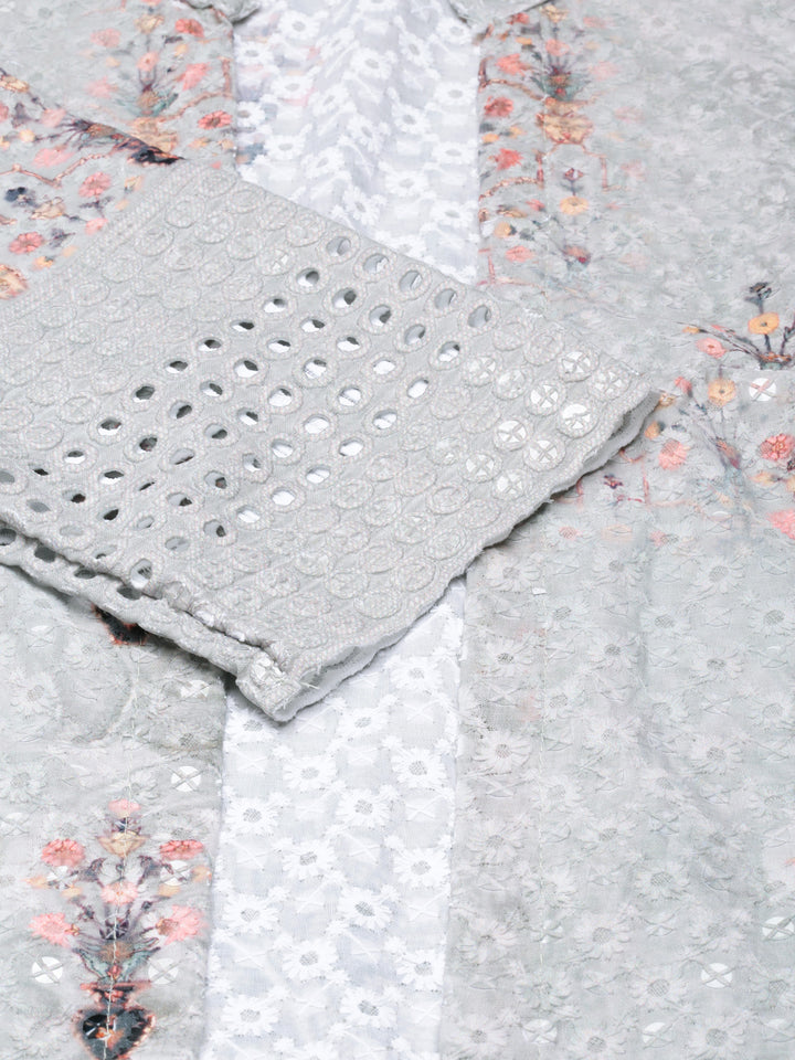 Neerus Green Straight Casual Floral Dresses