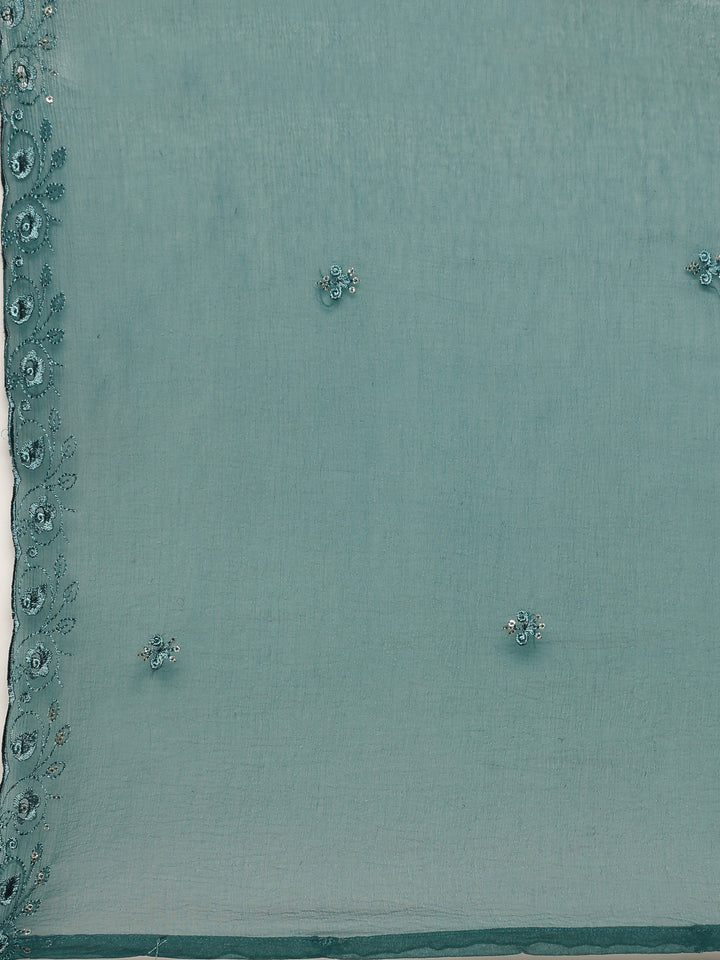 Rama Crepe Printed Three Piece Set