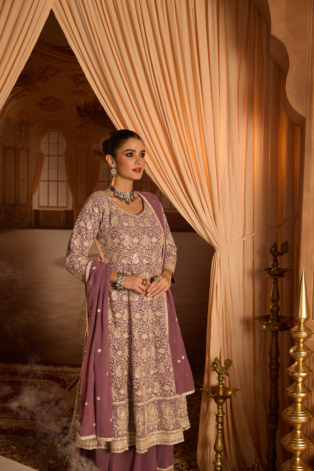 neerus party wear dresses Neerus Maroon Ethnic Woven Banarasi A-Line Dress for Festive Women Neerus India
