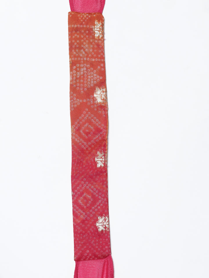 Pink Embroidered jacket flared Palazzo three piece set