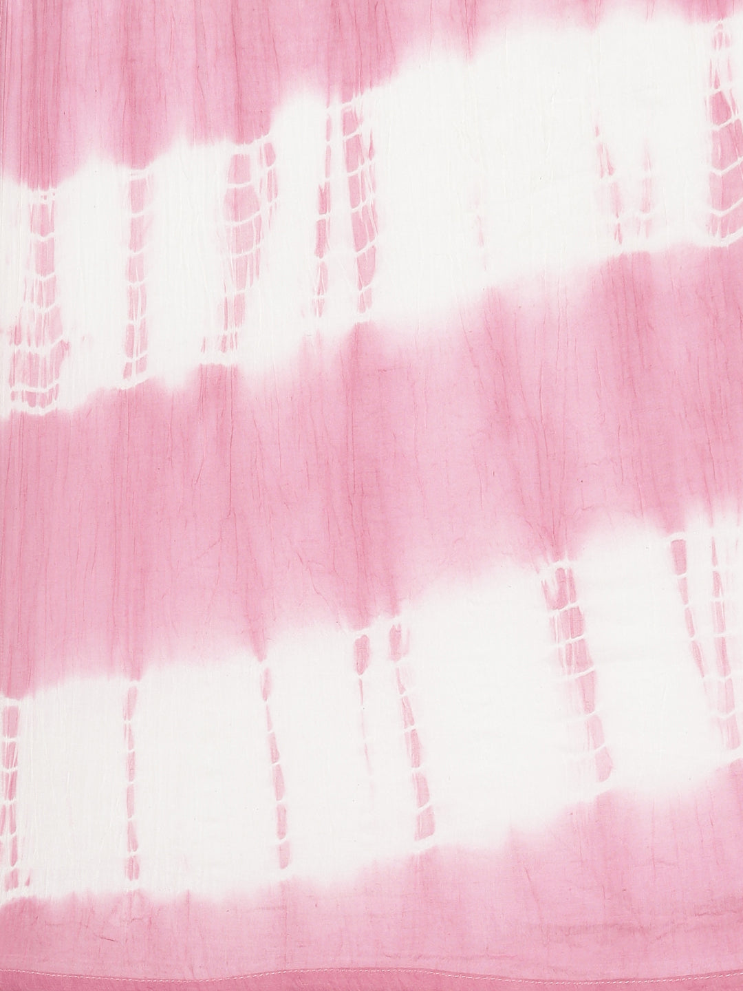 Neerus Pink printed straight kurta set with dupatta - detail view 4