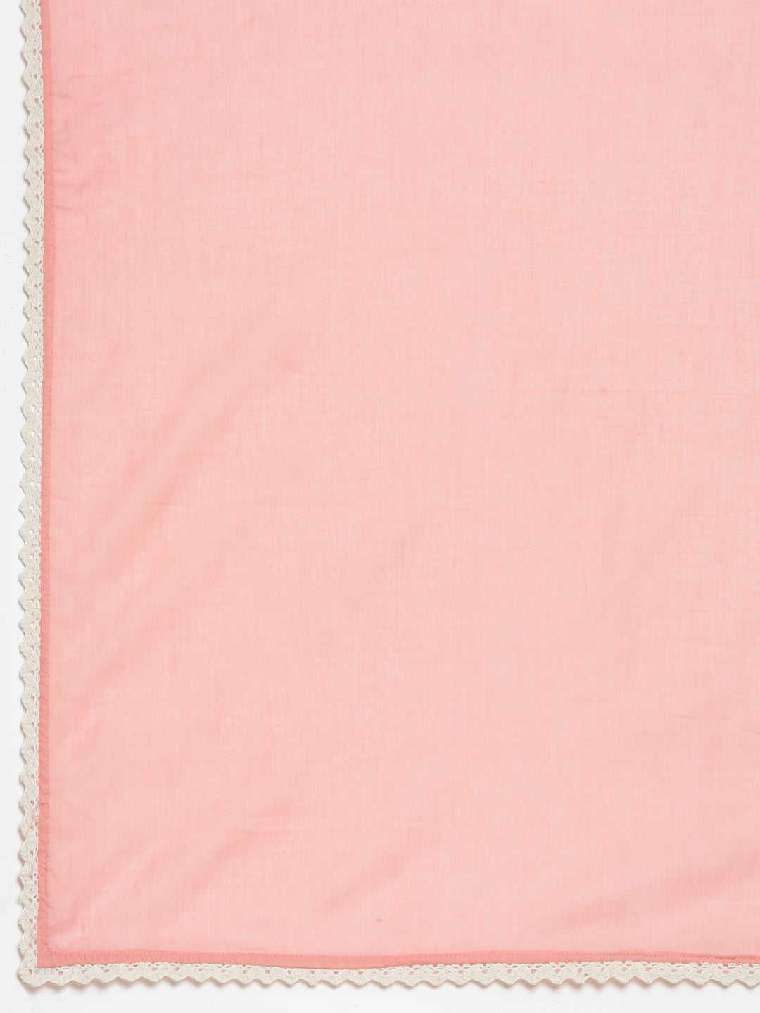 Neerus White solid straight suit set with dupatta - detail view 4
