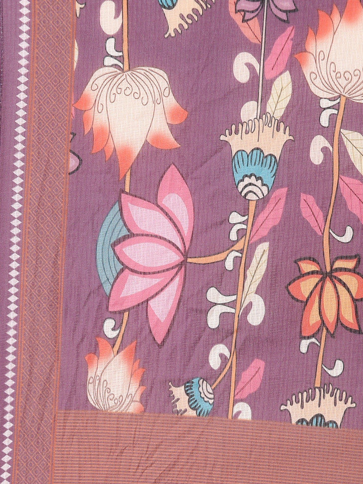 Neerus Purple solid straight suit set - detail view 4