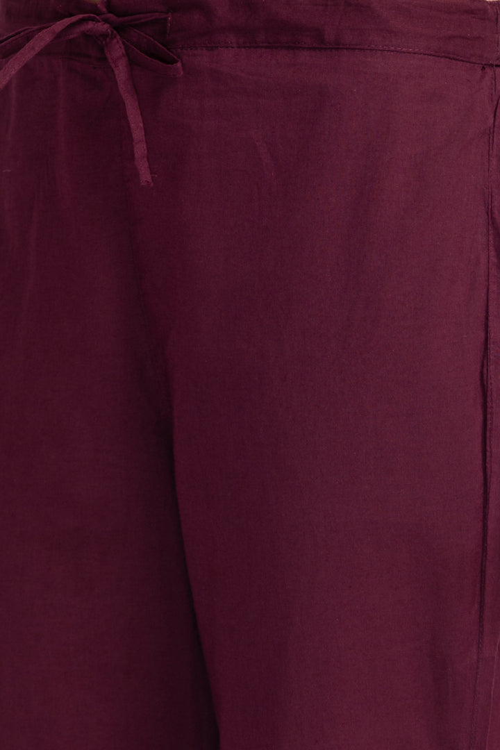 Neerus Floral Embroidered Sequinned Kurta With Trousers Dupatta