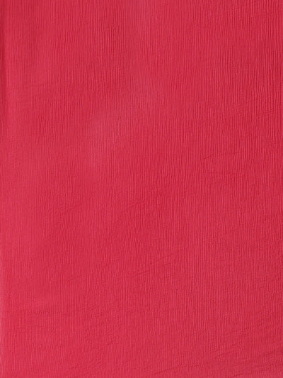 Neeru's Pink Regular Straight Embroidered Kurta And Trousers With Dupatta