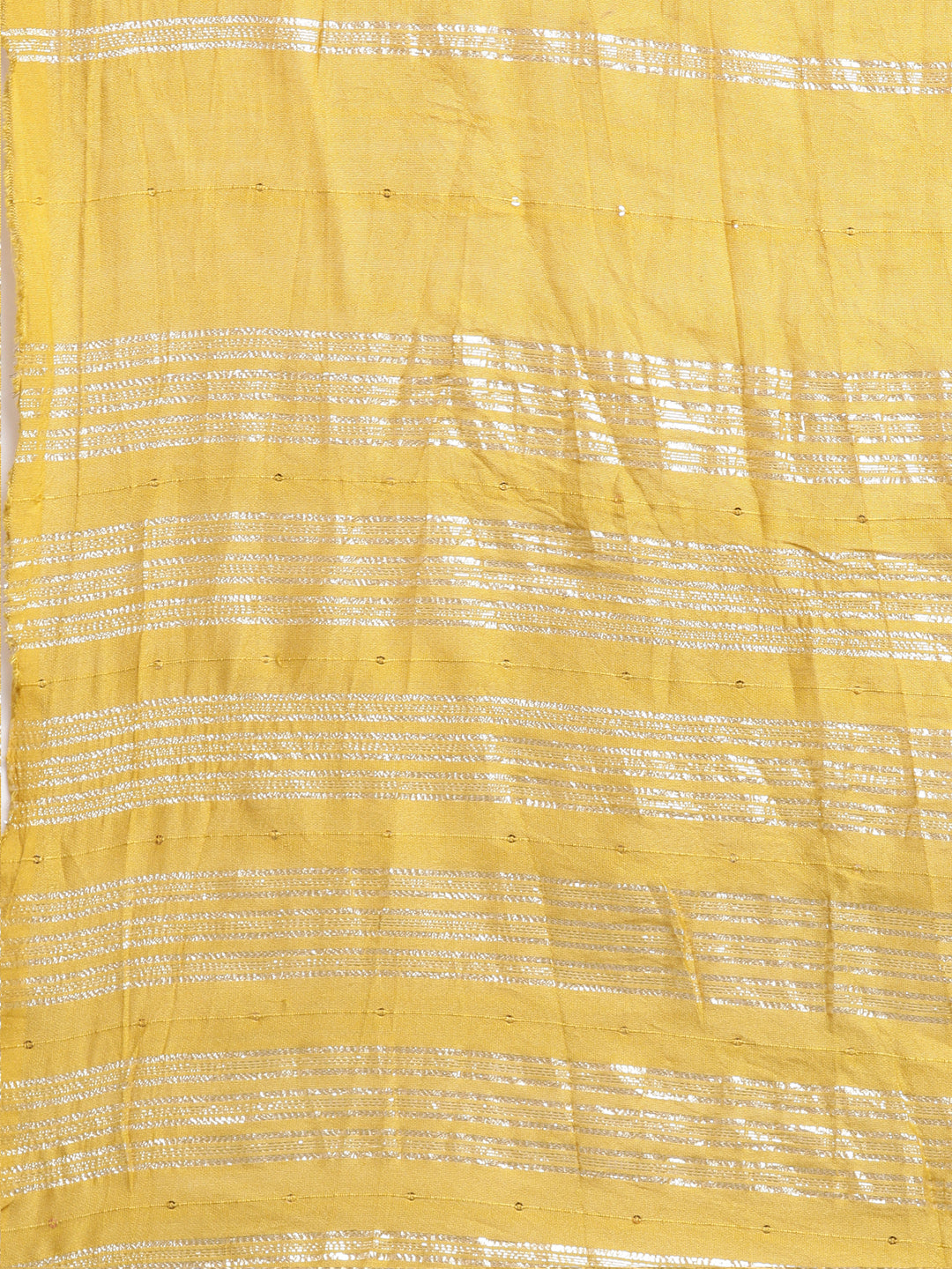 Neerus Yellow solid straight suit set with dupatta - detail view 4
