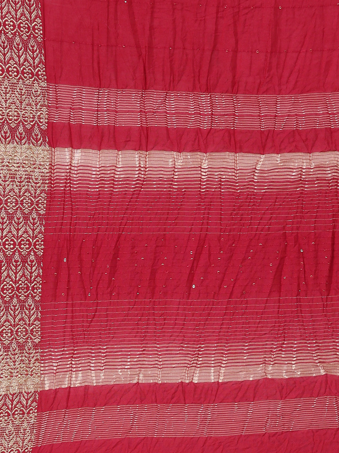 Neerus Pink shantoon solid suit set - detail view 4