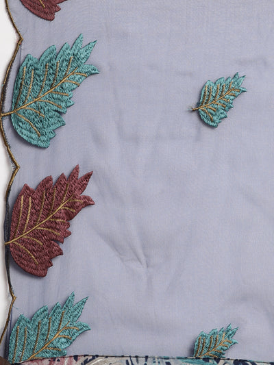 Neeru's Blue Regular Straight Tribal Readymade suits