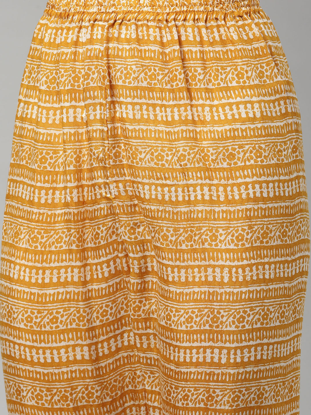 Neerus Yellow ethnic mirror work suit set - detail view 4