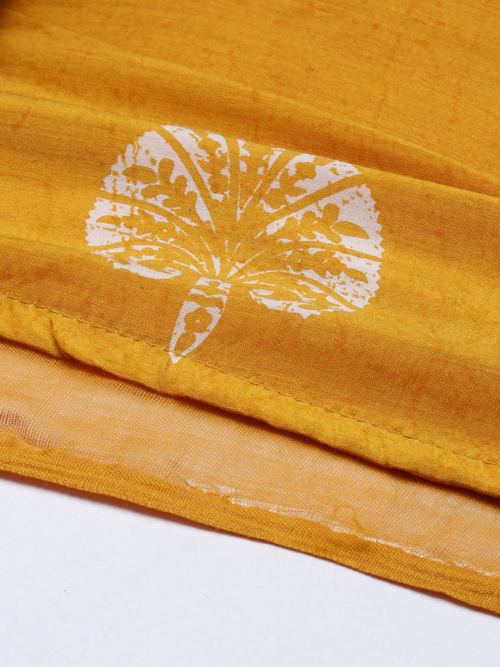 Neerus Yellow ethnic mirror work suit set - detail view 5