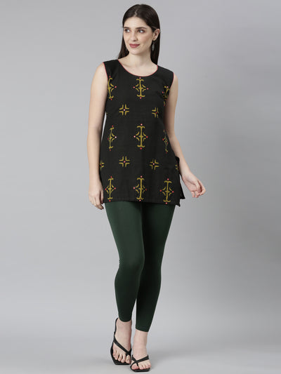 Neeru's Green Color Legging