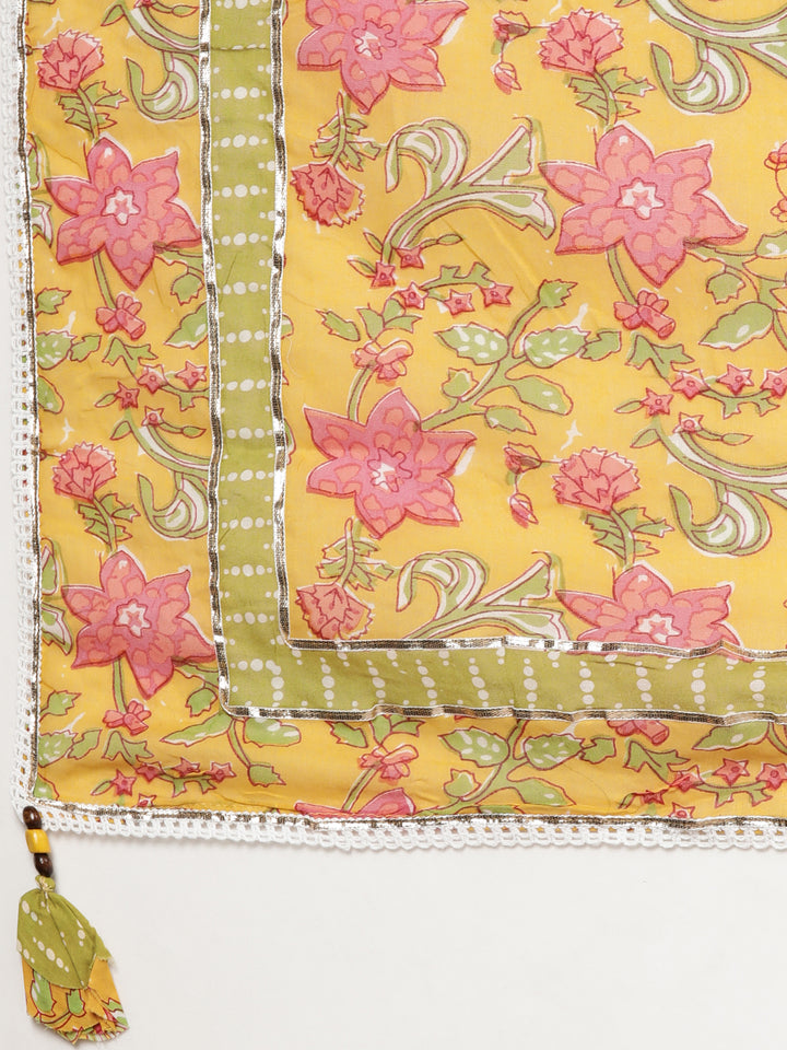 Neerus Green printed chevron suit set - detail view 3