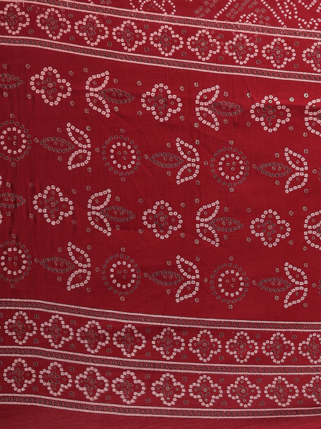 Neerus Maroon printed Nyra cut kurta set - detail view 4