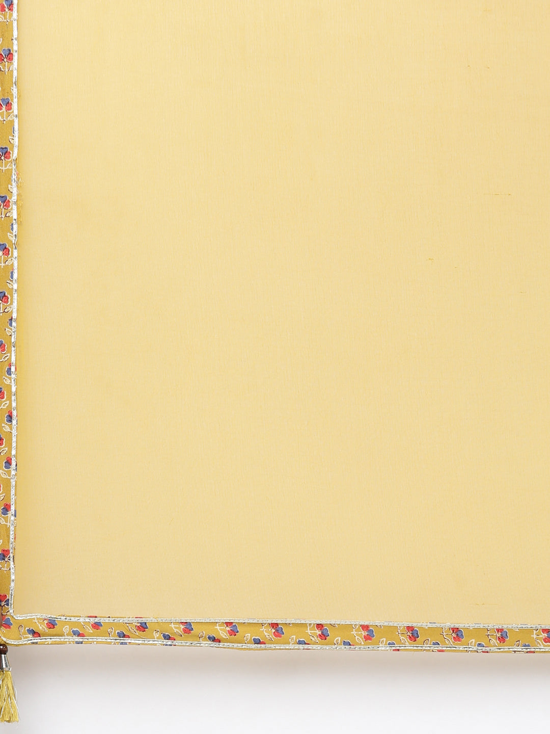 Neerus Yellow printed floral kurta set with sharara - detail view 4