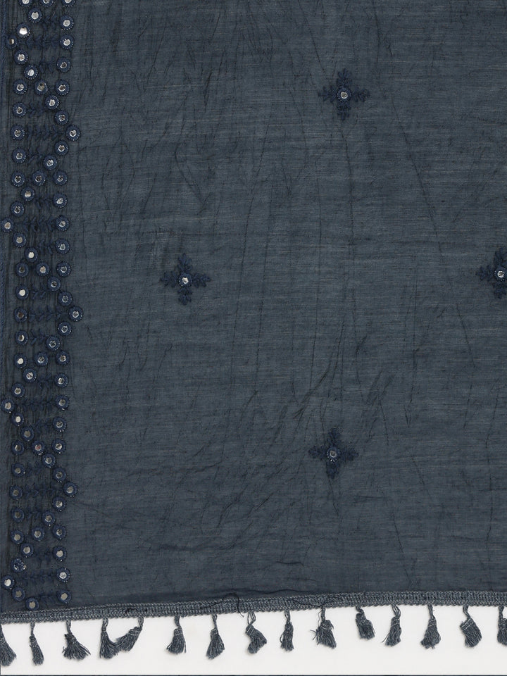 Neerus Green Pleated Straight Printed Readymade suits