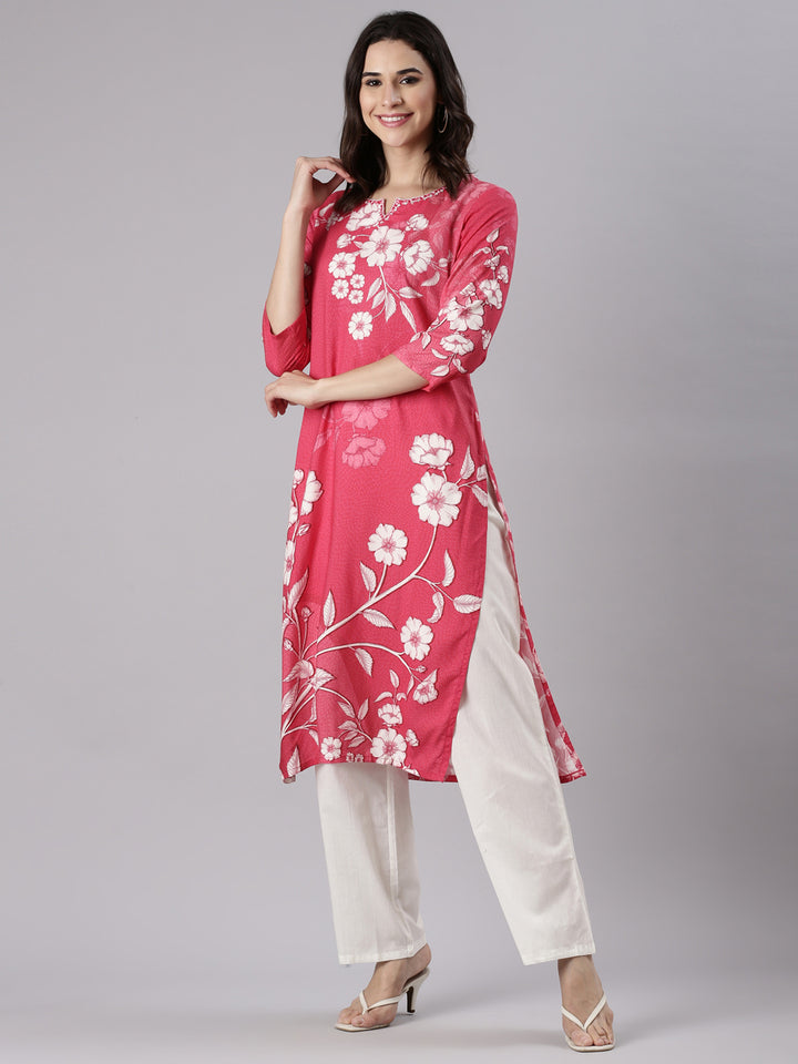 Rani Rayon Printed Kurta